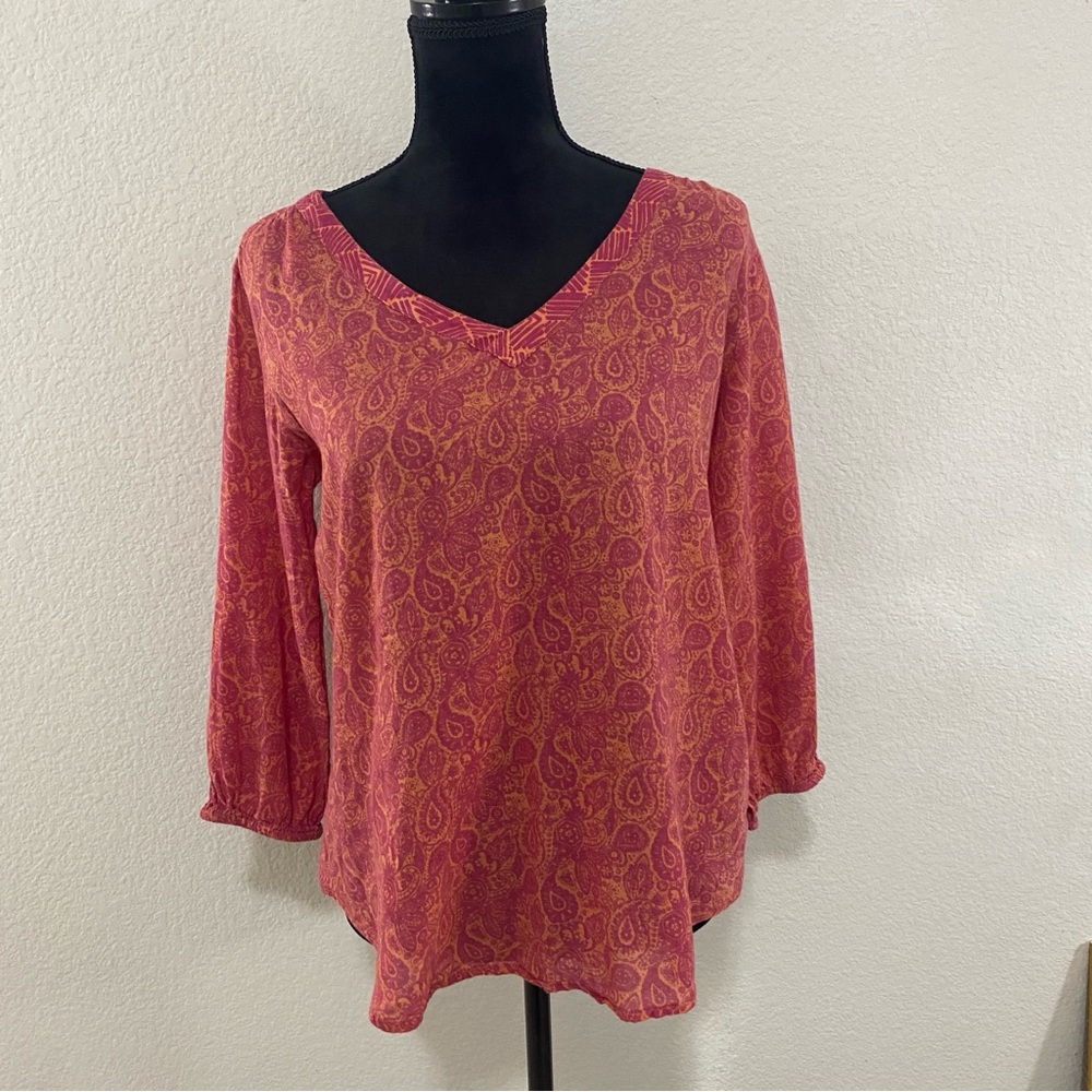 Cost Plus World Market Pink and‎ Orange Top